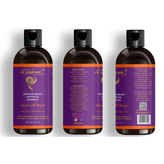 Henni Nectar™ Black Jamaican Castor Oil Shampoo with Mango